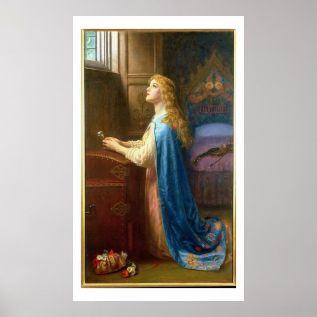 'Forget me Not' (oil on canvas) Poster (Front)