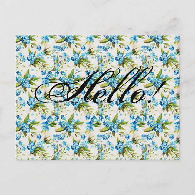 Forget-Me-Not Postcard (Front)