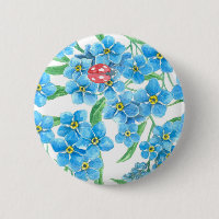 Forget me not seamless floral pattern