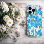 Forget me not seamless pattern Case-Mate iPhone 14 pro max case<br><div class="desc">Watercolor seamless pattern design with forget me not flowers and ladybugs.</div>