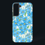 Forget me not seamless pattern samsung galaxy case<br><div class="desc">Watercolor seamless pattern design with forget me not flowers.</div>