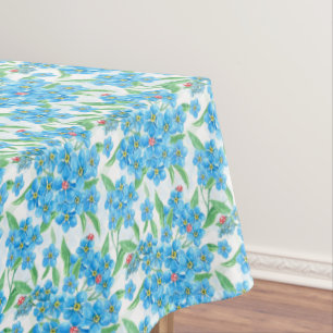 Forget me not seamless pattern tablecloth