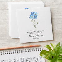 Forget-me-not Seed Memorial Funeral