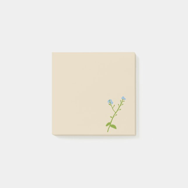 Forget-me-not sticky notes (Front)