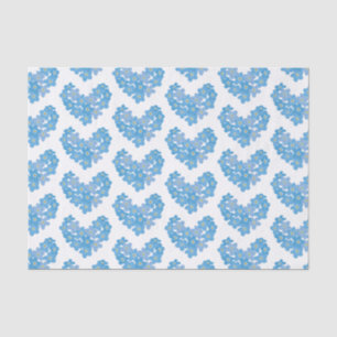 Forget me not tissue paper