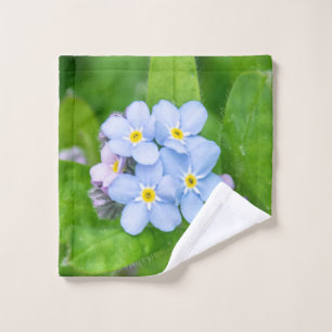 Forget-me-not,  wash cloth