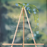 Forget-Me-Not Wedding Welcome
