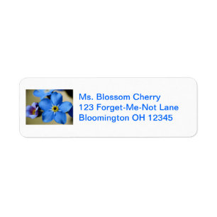 Forget-Me-Nots 11 Address Label