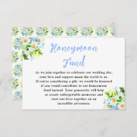 Forget-Me-Nots and Daisies Wedding Honeymoon Fund