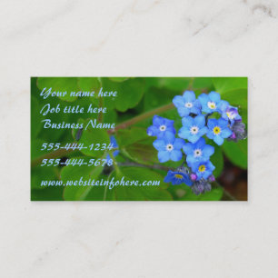 Forget Me Nots Business Card