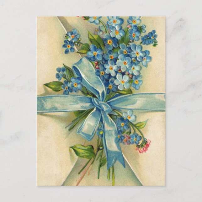 forget-me-nots postcard (Front)