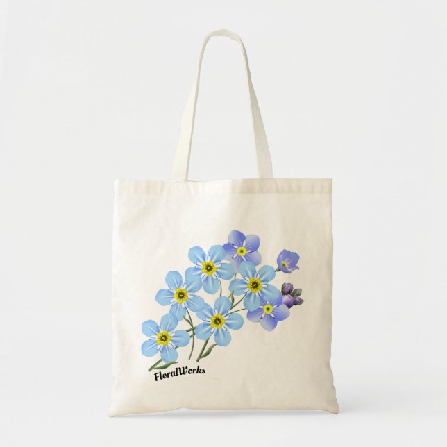 Forget - Me - Nots Tote Bag (Front)
