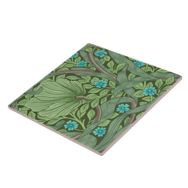 Forget-Me-Nots, Wallpaper by William Morris Tile (Side)