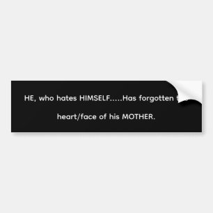 Forget Not (For A Son) Bumper Sticker