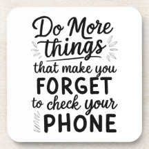 Forget Phone Coaster