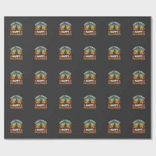 Forget Princess Happy Halloween Haunted House Desi Wrapping Paper