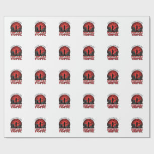 Forget Princess Want Be Vampire Halloween_1 Wrapping Paper