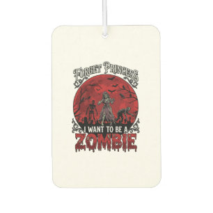 Forget Princess Zombie Blood Moon Graveyard Bats S Car Air Freshener