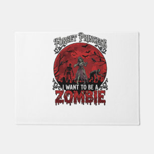 Forget Princess Zombie Blood Moon Graveyard Bats S Doormat