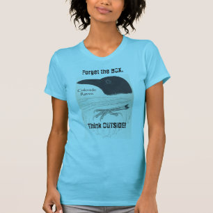 Forget the Box - Think Outside, Vintage Raven T-Shirt