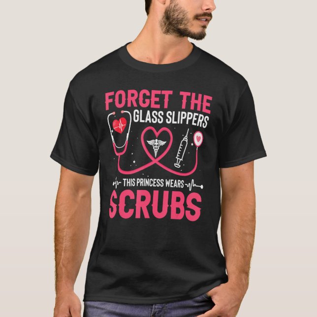 Forget The Glass Slippers This Princess Wears Scru T-Shirt (Front)