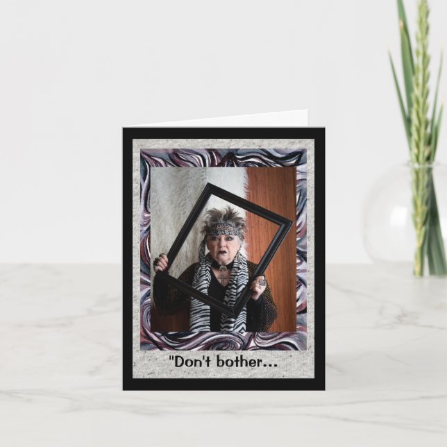 Forget walking a mile in my shoes Greeting Card (Front)