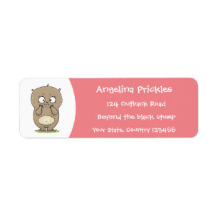 Forgetful adorable chubby hamster cartoon