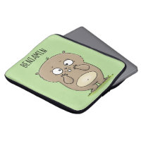 Forgetful adorable chubby hamster cartoon