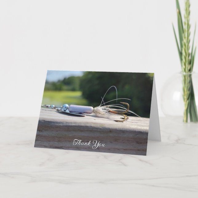 Forgetten Fly Fishing Thank You Card (Front)