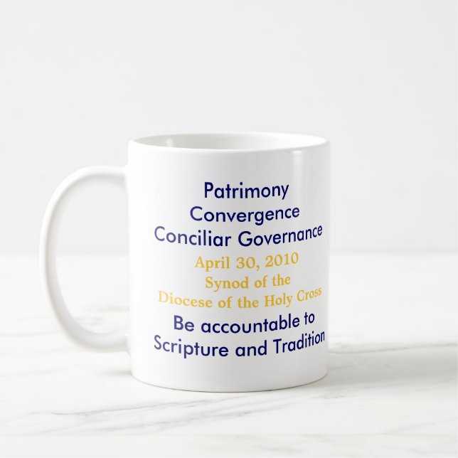 Forgetting God brings moral collapse... Coffee Mug (Left)