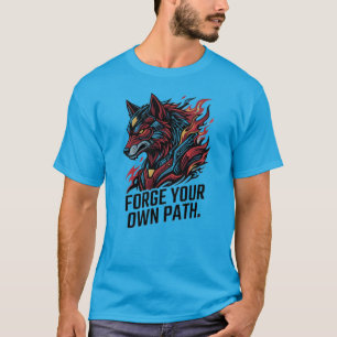 ForgeYour Own Path Cyber Wolf T-Shirt – Pathfinder