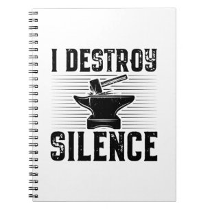 Forging Gift   Blacksmith Blacksmithing Anvil Notebook