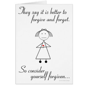Forgive and Forget