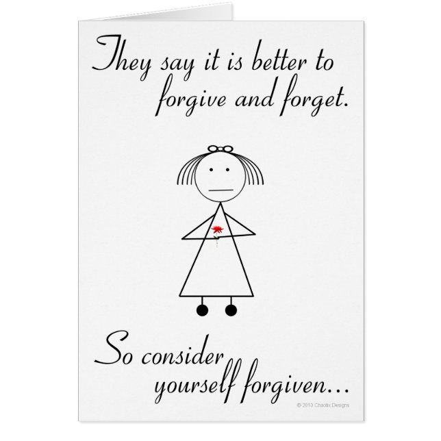 Forgive and Forget (Front)