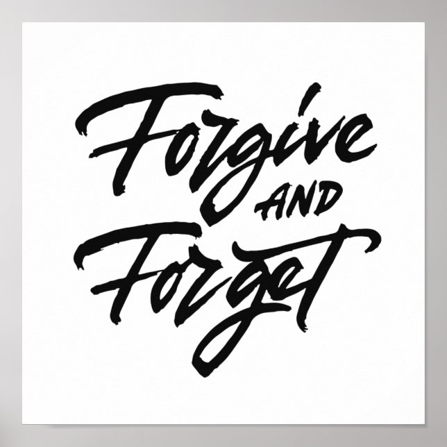 Forgive And Forget Poster (Front)