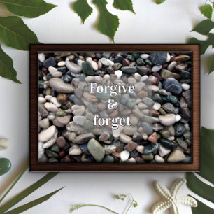 Forgive and forget saying poster 