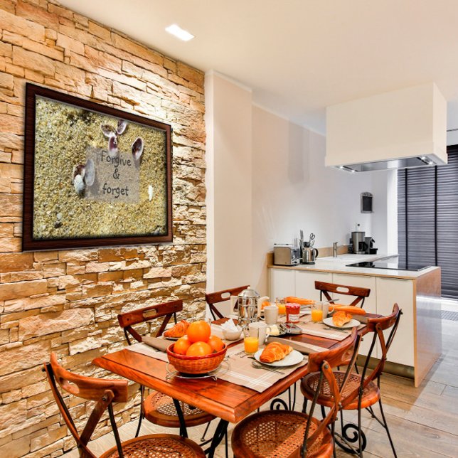 Forgive and forget wisdom saying poster (Creator Uploaded)