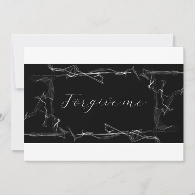Forgive me card (Front)