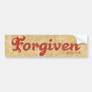 Forgiven Bumper Sticker