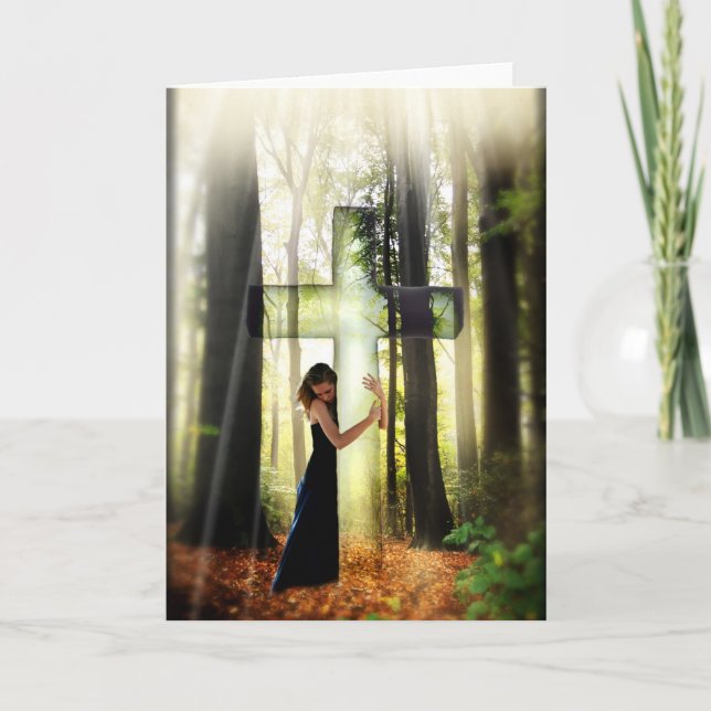 Forgiven (Contemporary Christian Art Card) Card (Front)