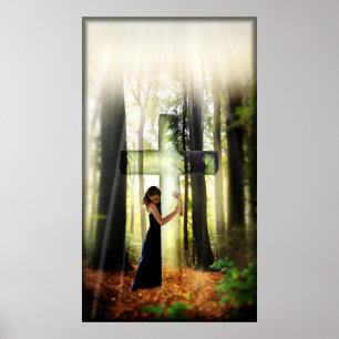 Forgiven (Contemporary Christian Art Poster) Poster
