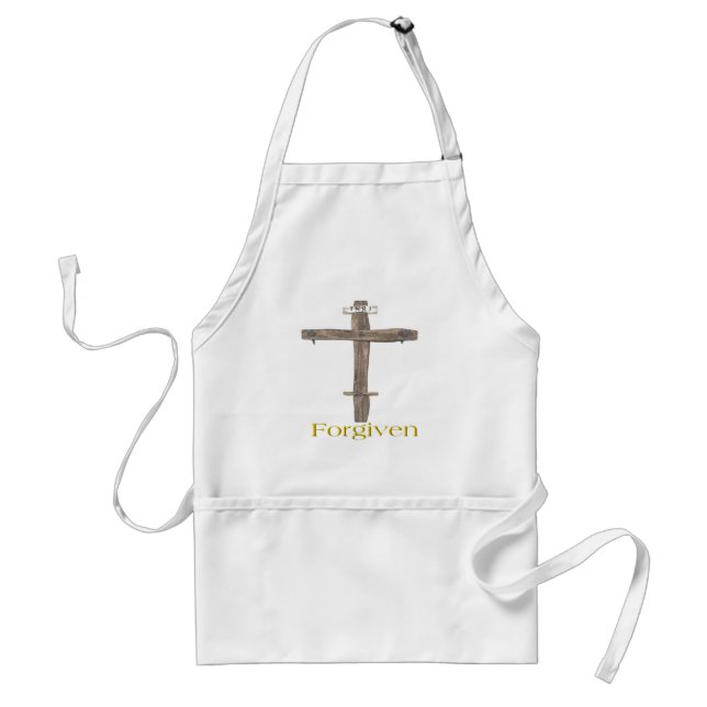 Forgiven Cross Standard Apron (Front)