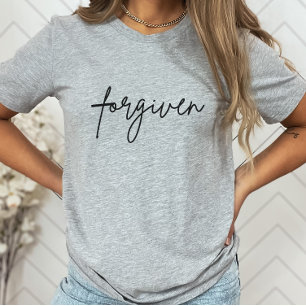Forgiven Faith Top, Religious Christian T-Shirt
