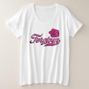 Forgiven Hibiscus Plus Size T-Shirt