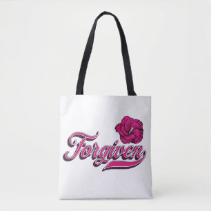 Forgiven Hibiscus Tote Bag