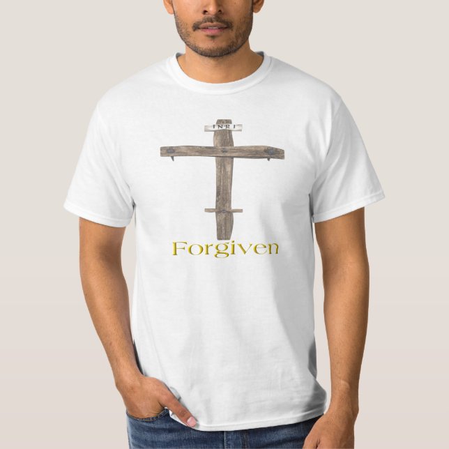 Forgiven mens christian t-shirts (Front)