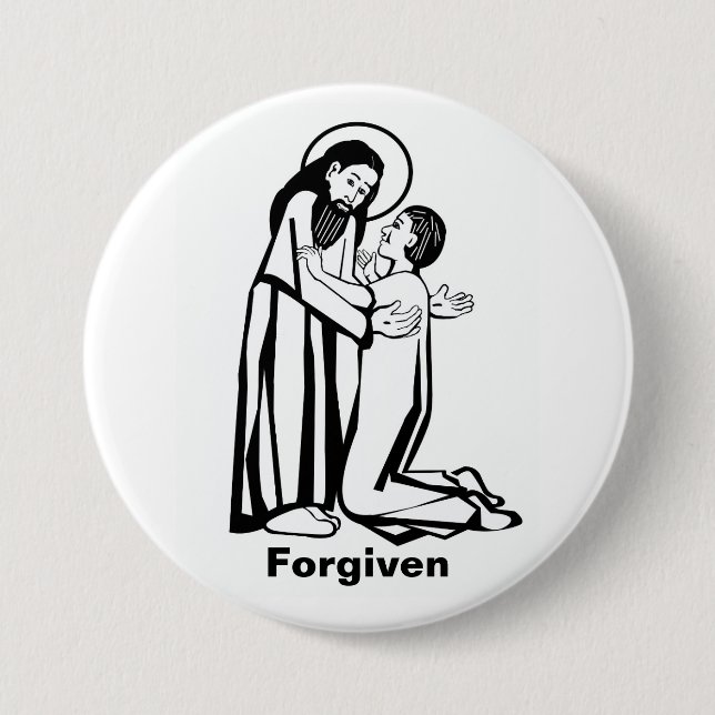 Forgiven Prodigal Son image 7.5 Cm Round Badge (Front)