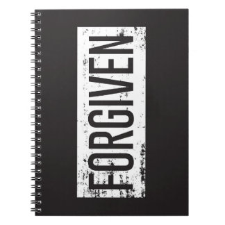 FORGIVEN Spiral Notebook