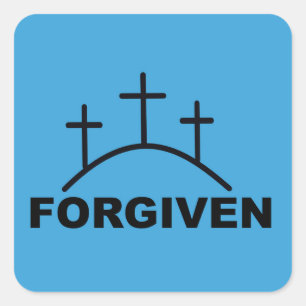 Forgiven Square Sticker