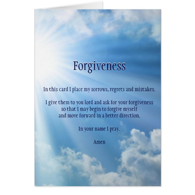 Forgiveness Card (Front)